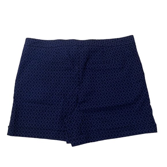 Maurices “The Smart” Plus Size Blue Diamond Print Sailor Shorts - Picture 4 of 7